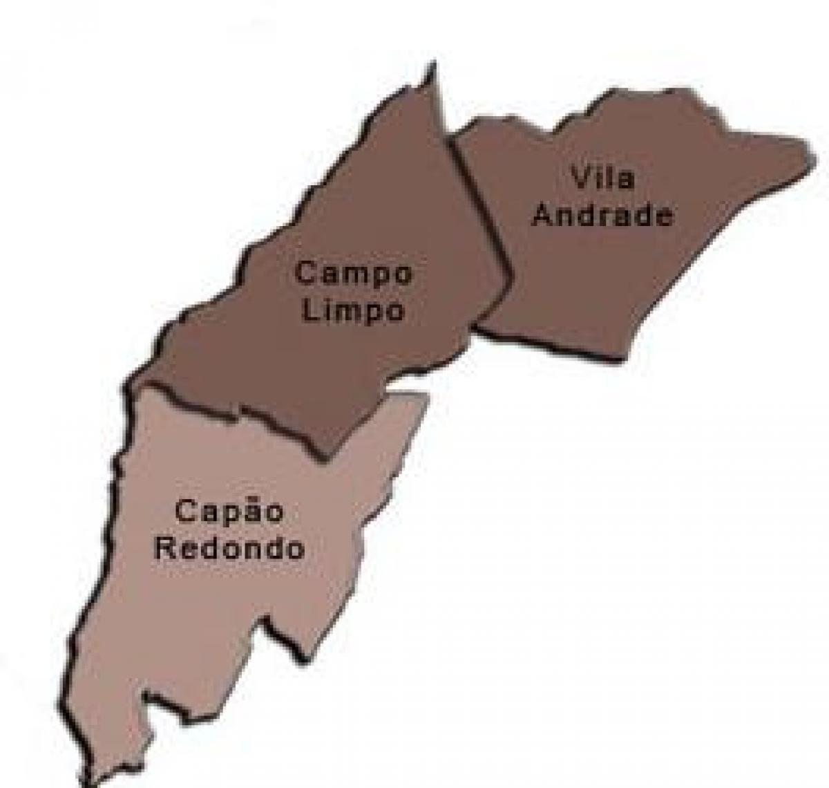Mapa de Campo Limpo sots-prefectura