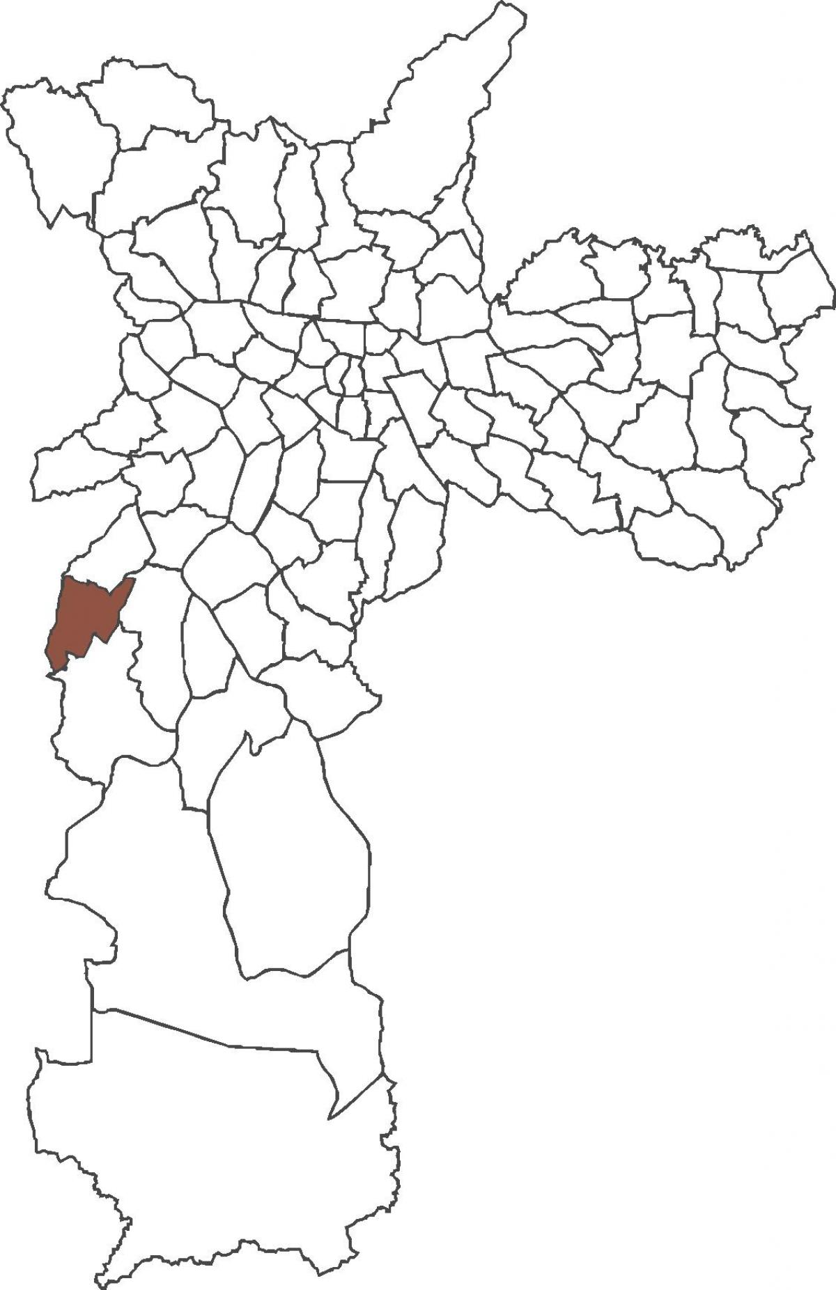 Mapa de Capão Redondo districte