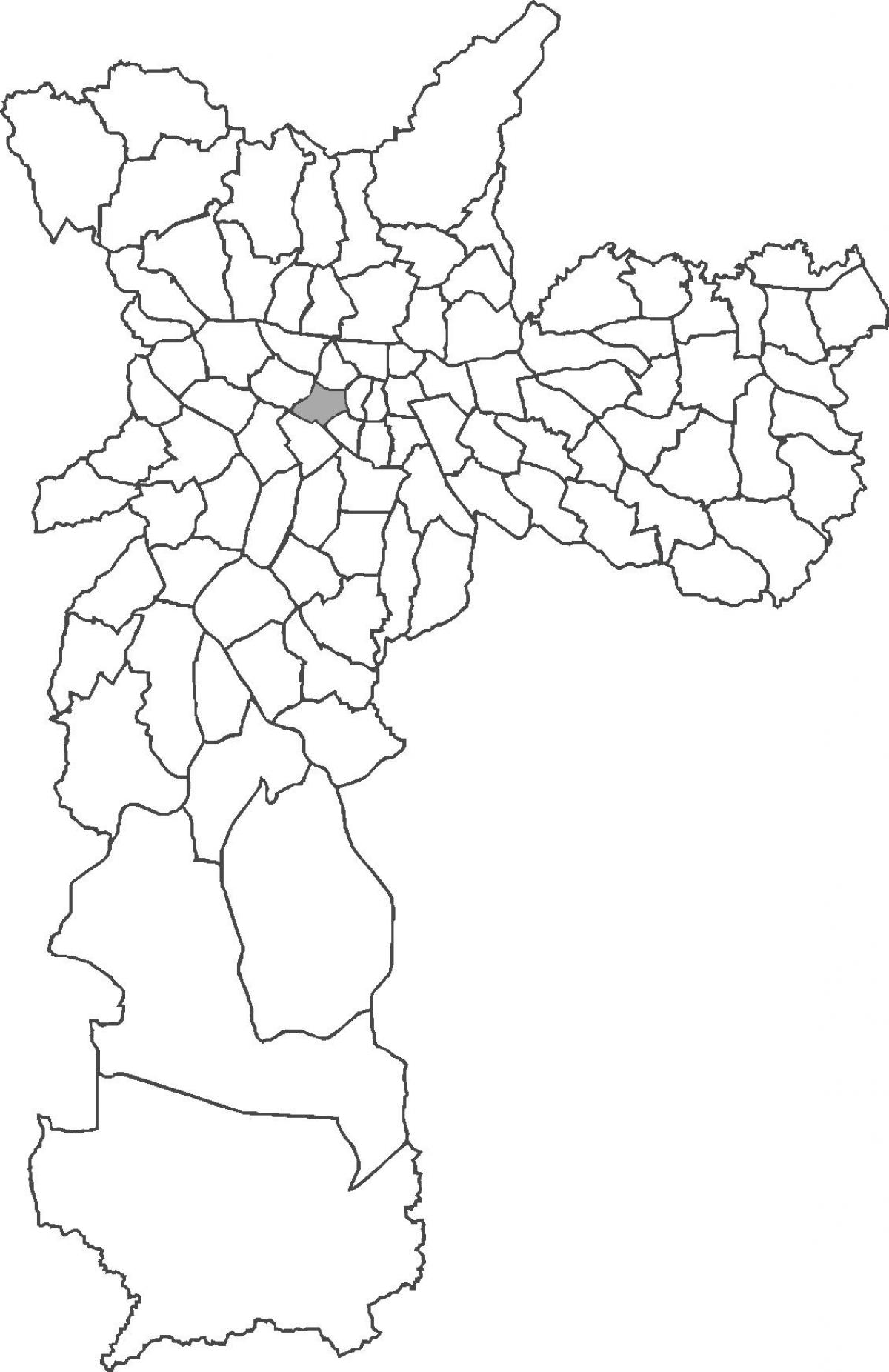 Mapa de Consolação districte