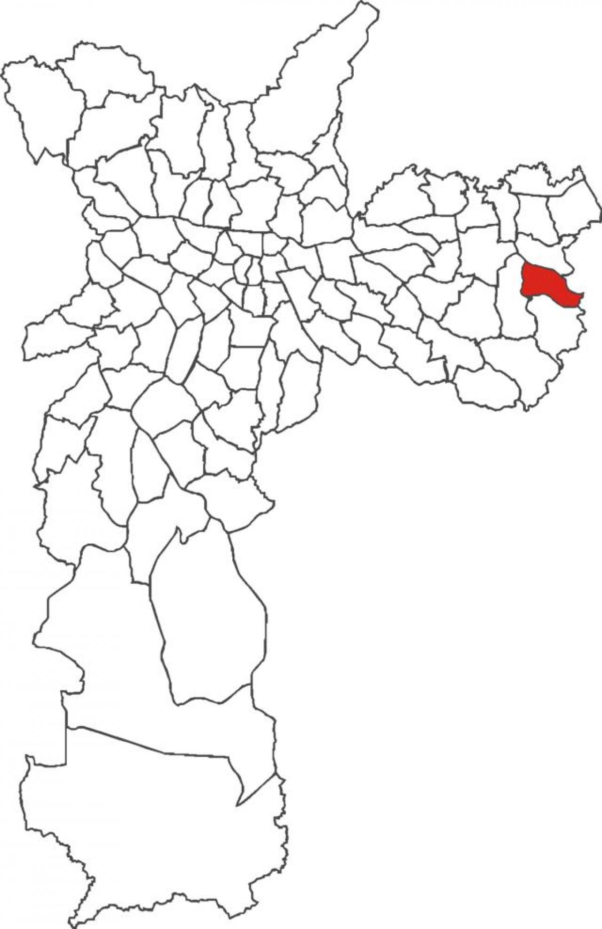 Mapa de Guaianases districte