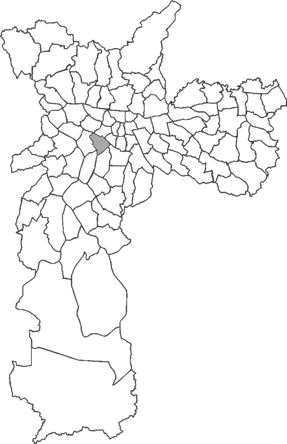 Mapa de Jardim Paulista de districte