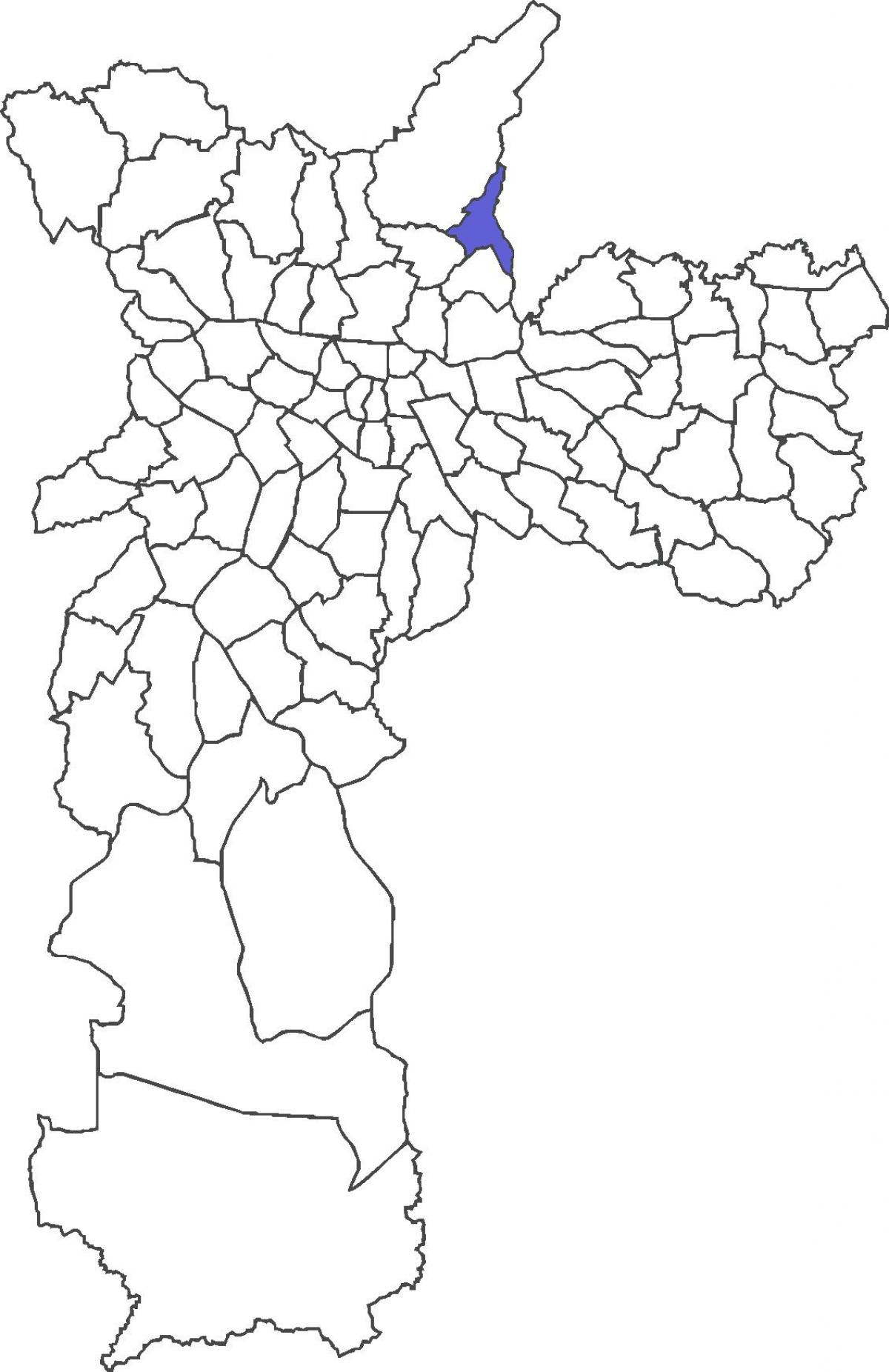 Mapa de Jaçanã districte