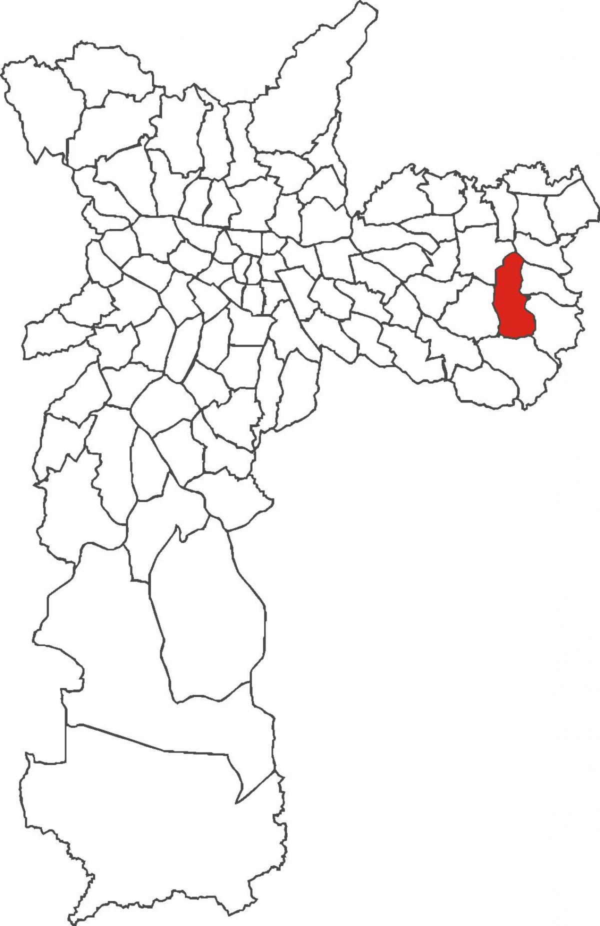Mapa de José Bonifácio de districte