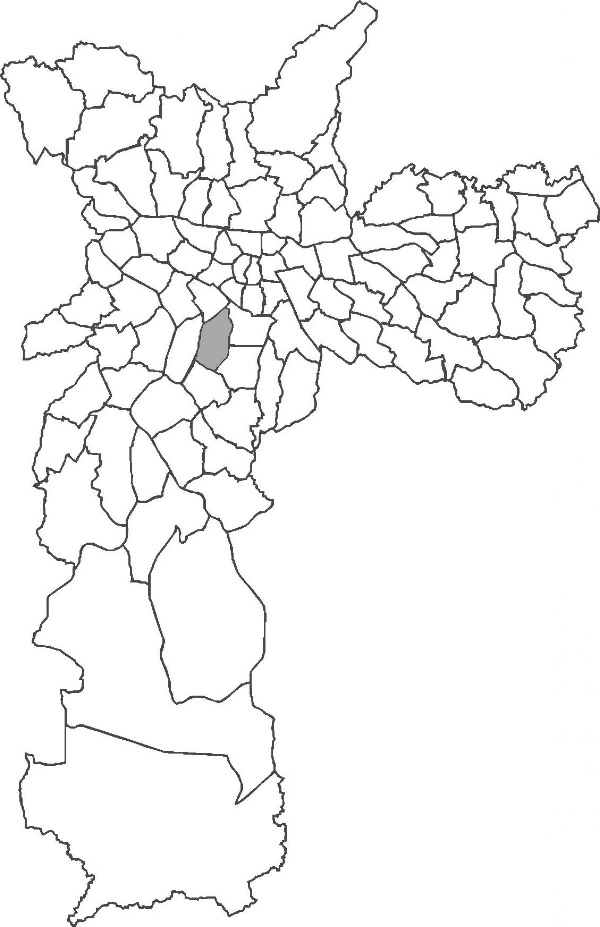 Mapa de Moema districte
