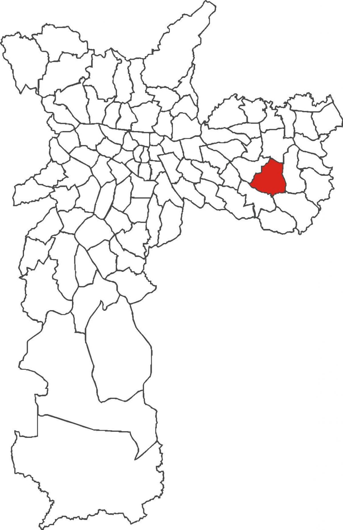Mapa del Parque do Carmo districte