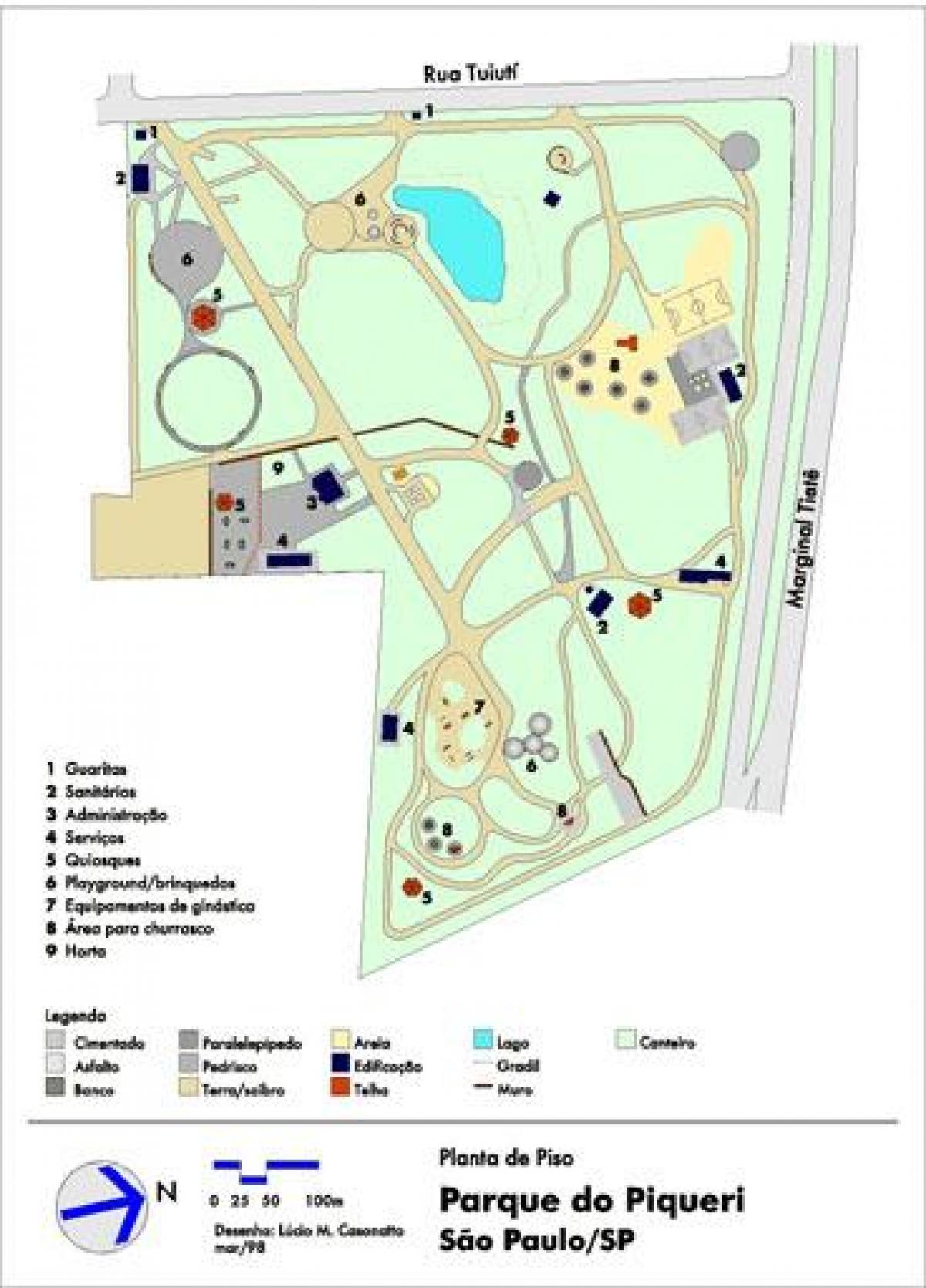 Mapa de Piqueri São Paulo Parc