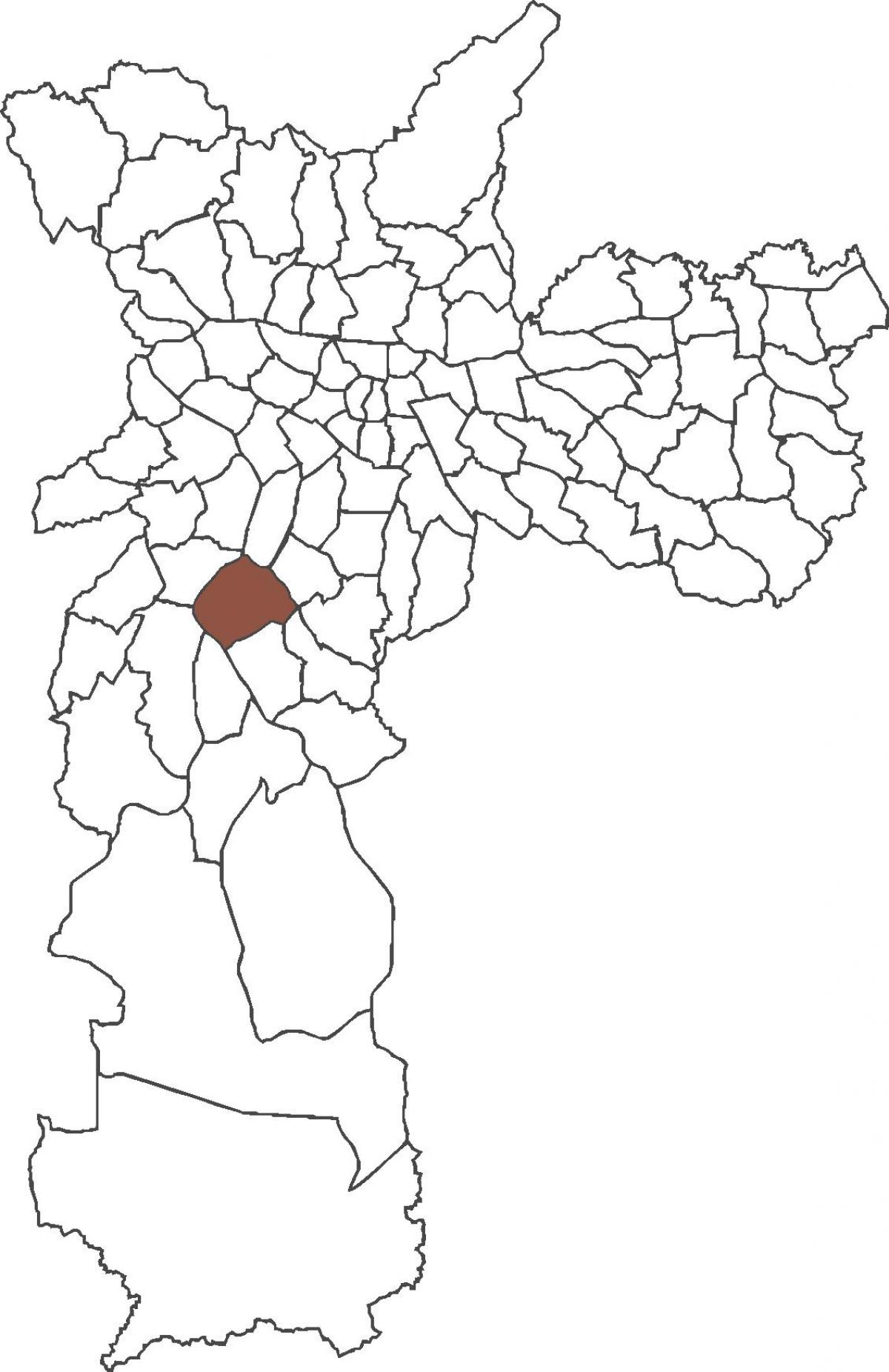 Mapa de Santo Amaro districte