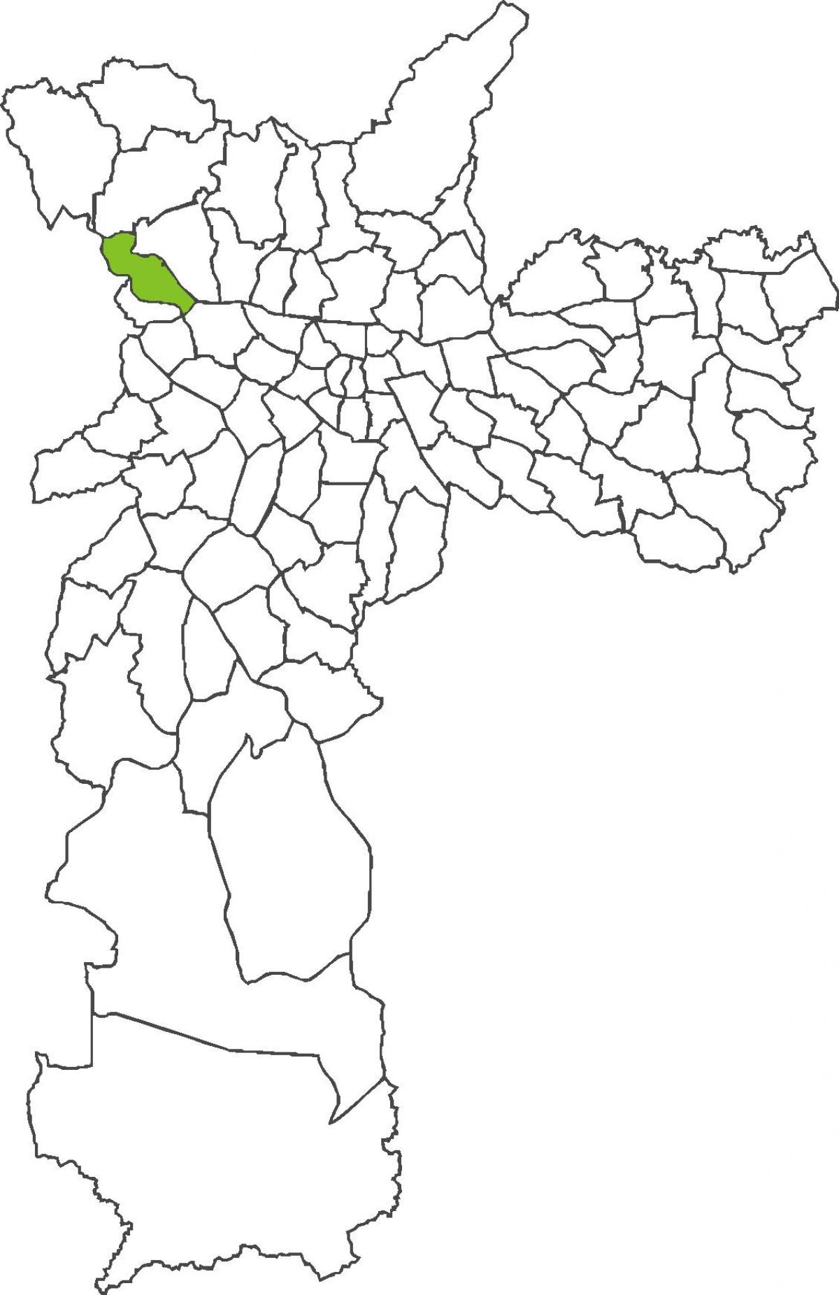 Mapa de São Domingos districte