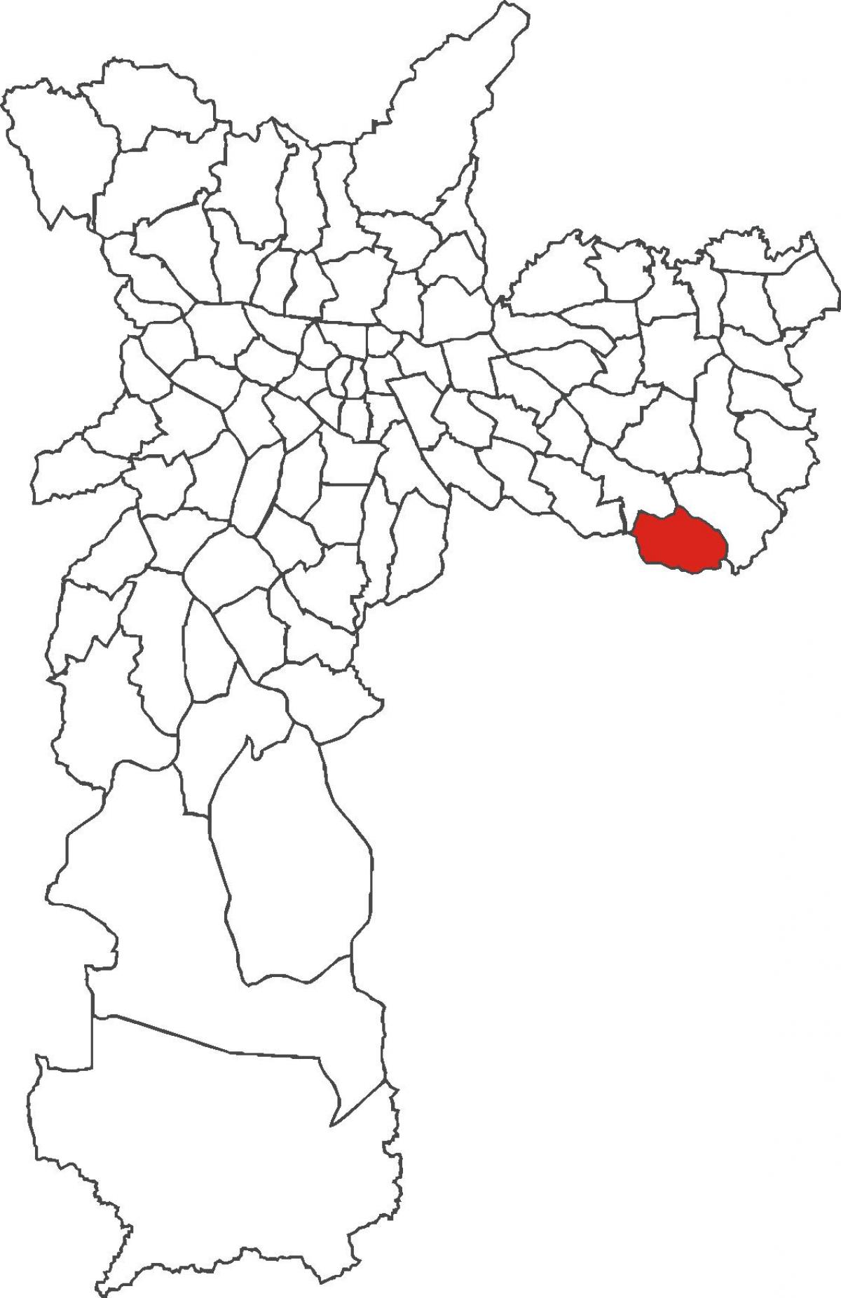 Mapa de São Rafael districte