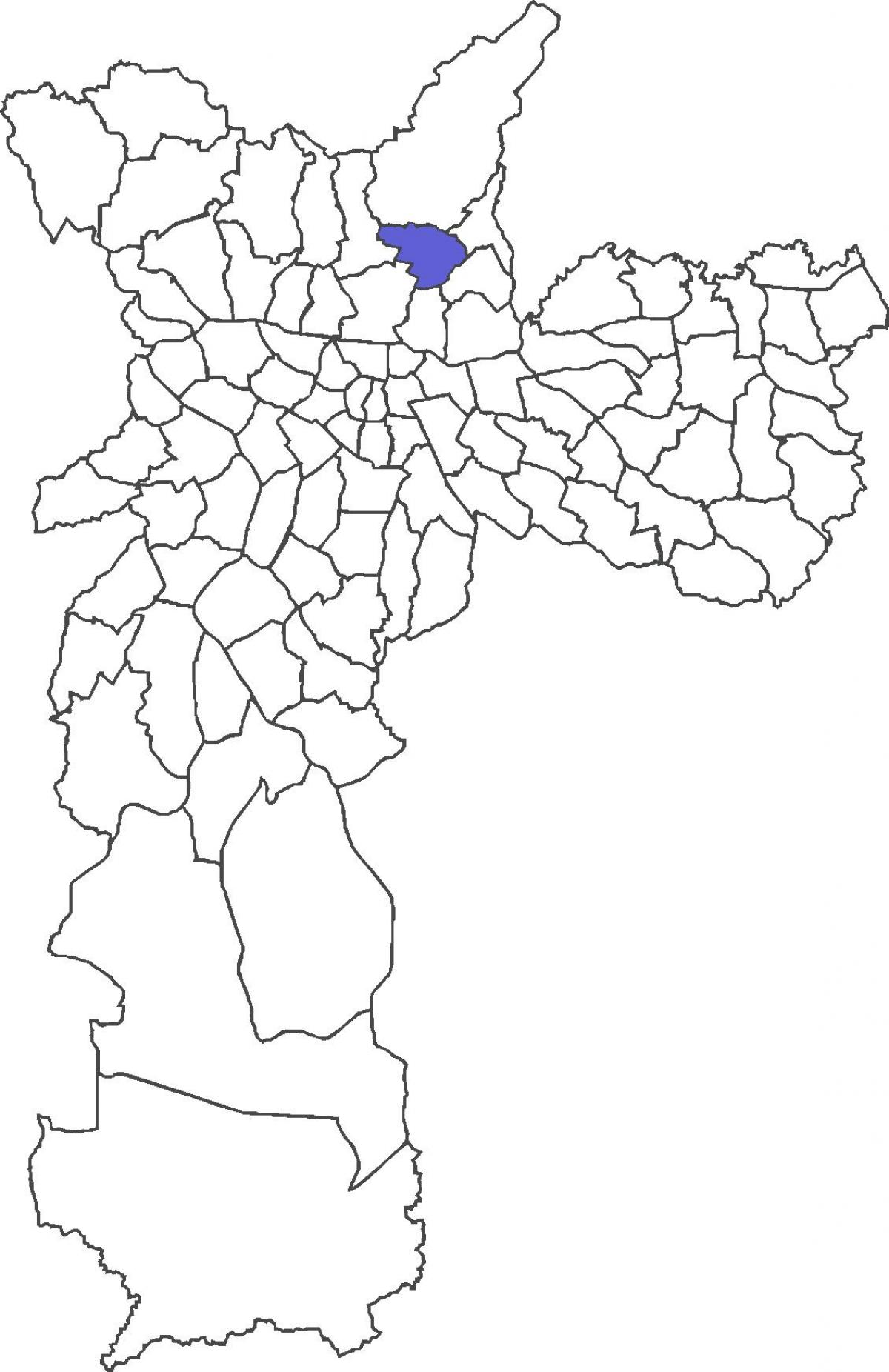 Mapa de Tucuruvi districte