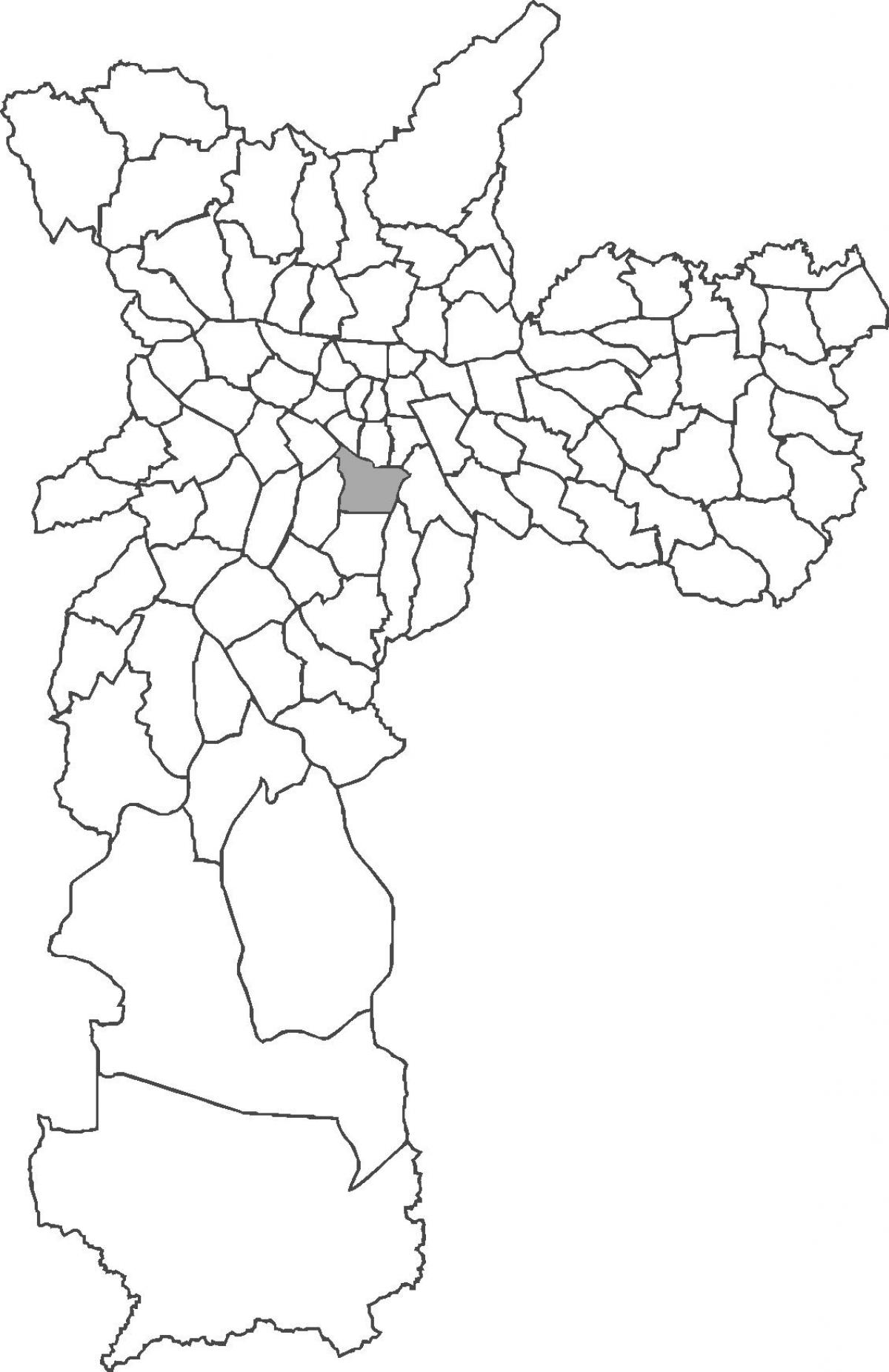Mapa de Vila Mariana districte