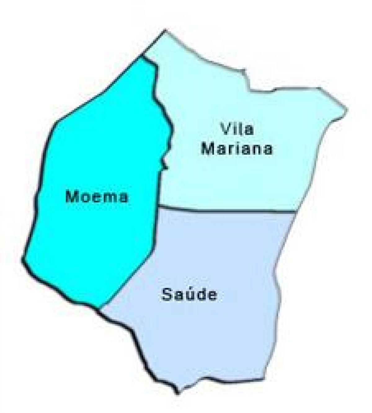 Mapa de Vila Mariana sots-prefectura