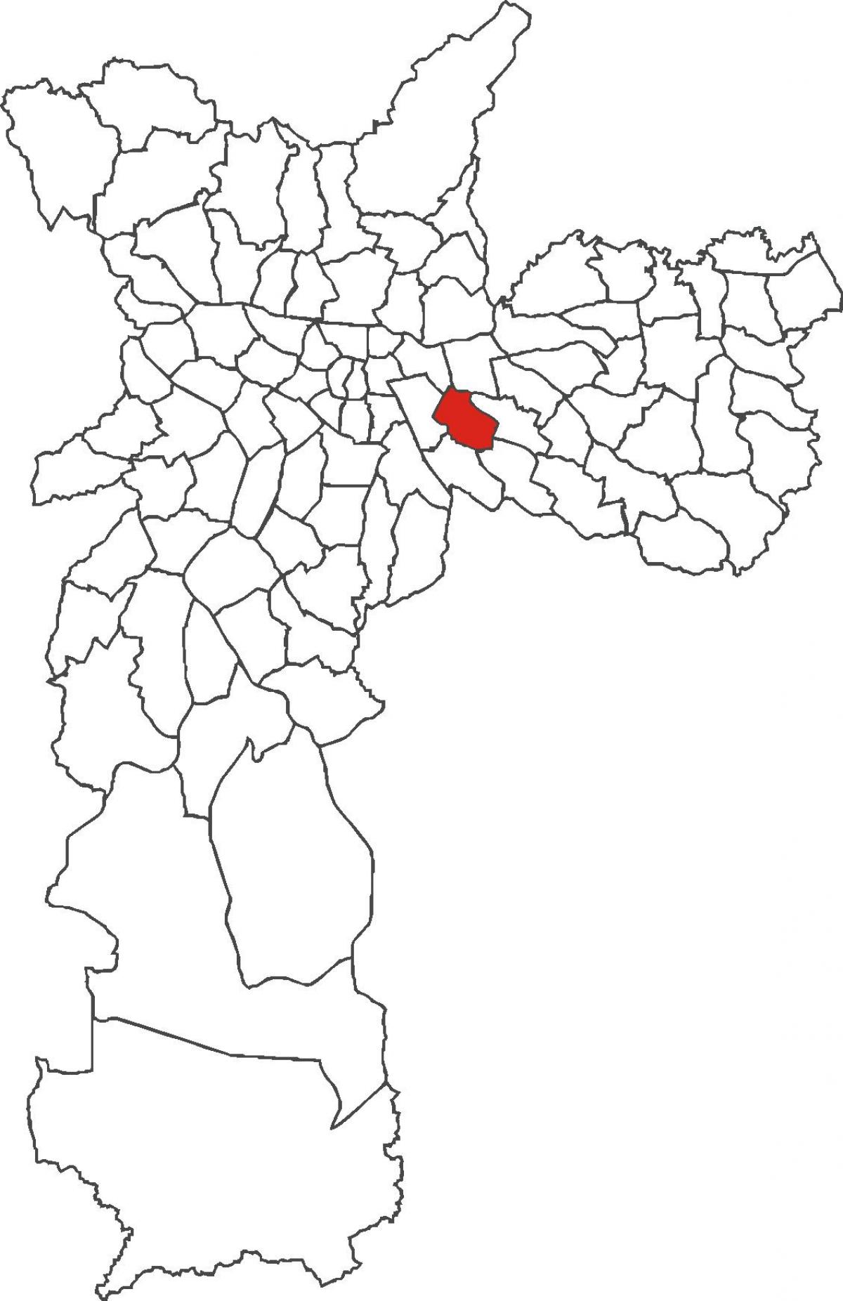 Mapa de Água Rasa districte