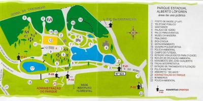 Mapa d'Alberto Löfgren parc