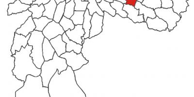 Mapa de Aricanduva districte