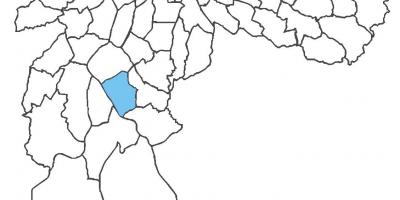 Mapa de Campo Grande districte