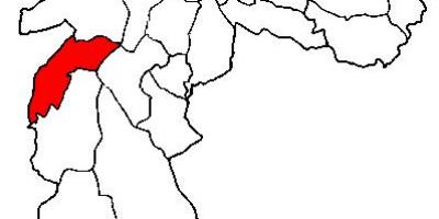 Mapa de Campo Limpo sots-prefectura de São Paulo