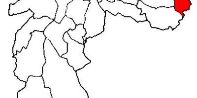 Mapa de Ciutat Tiradentes districte