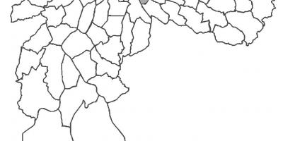 Mapa de la Mooca de districte