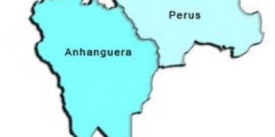 Mapa de Perus sots-prefectura