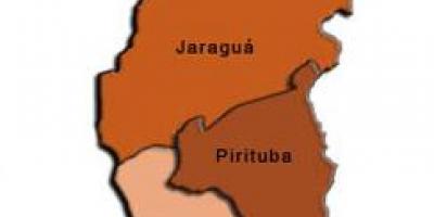 Mapa de Pirituba-Jaraguá sots-prefectura