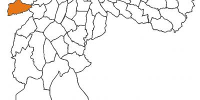 Mapa de Raposo Tavares districte