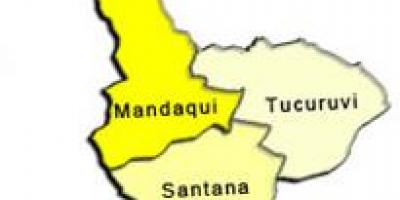 Mapa de Santana sots-prefectura