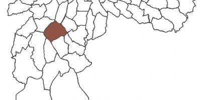 Mapa de Santo Amaro districte