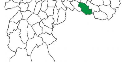 Mapa de Sapopemba districte