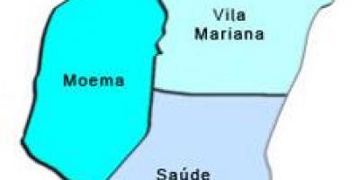 Mapa de Vila Mariana sots-prefectura