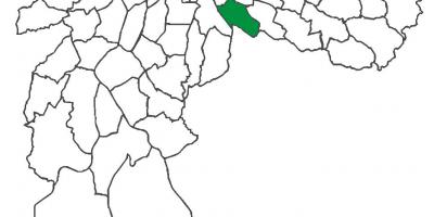 Mapa de Vila Prudente districte