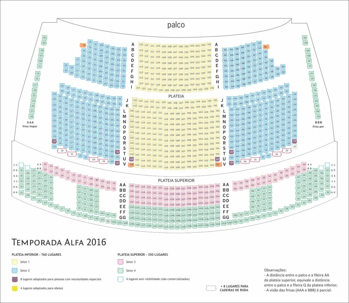 Mapa d'Alfa São Paulo teatre