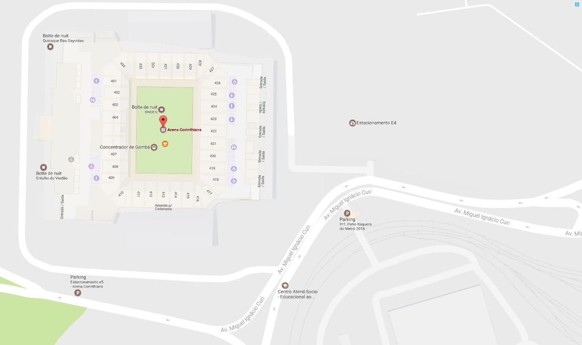 Mapa de Sorra Co - Accés