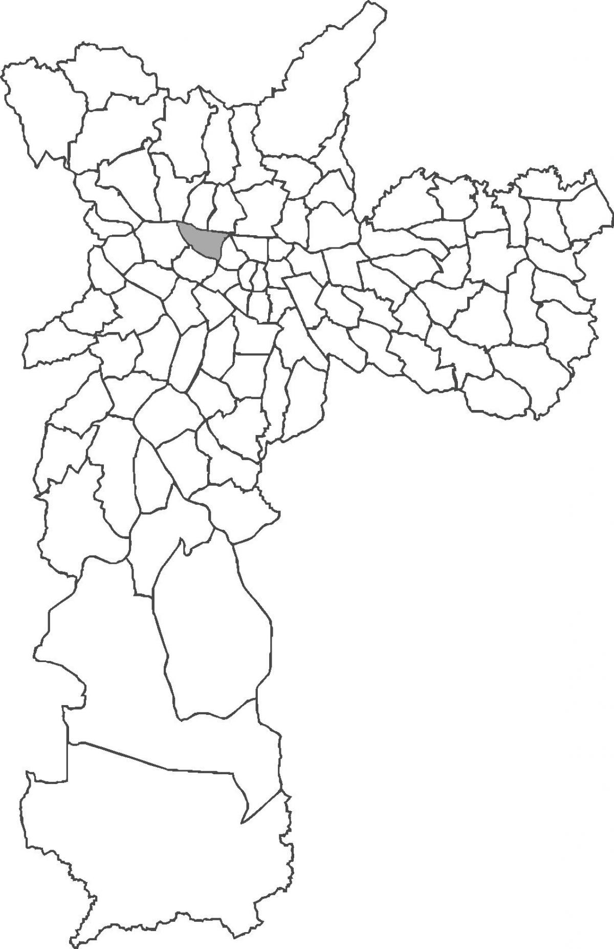 Mapa de la Barra Funda districte