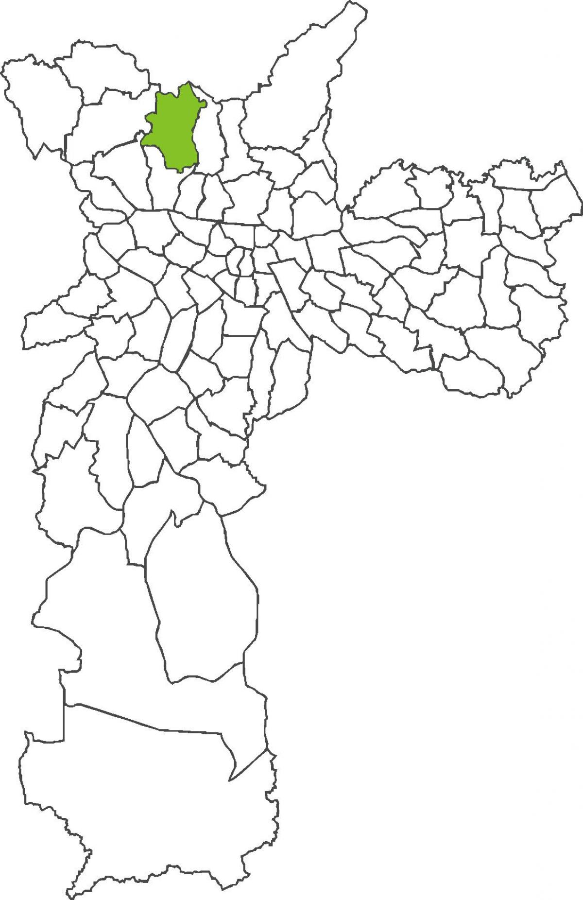 Mapa de Brasilândia districte