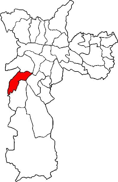 Mapa de Campo Limpo sots-prefectura de São Paulo