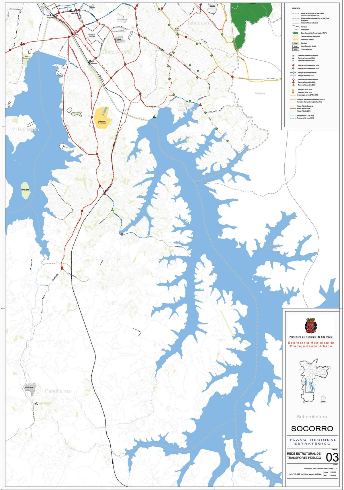 Mapa de la Capella de fer Socors São Paulo - transport Públic