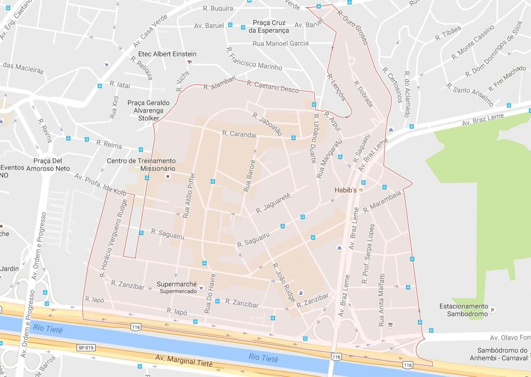 Mapa de Casa Verde São Paulo