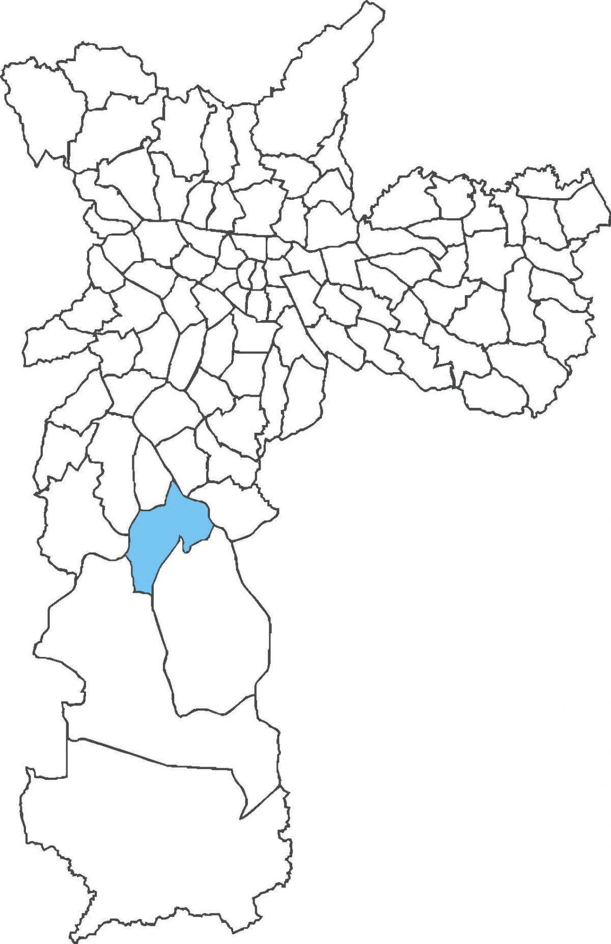 Mapa de Ciutat Dutra districte