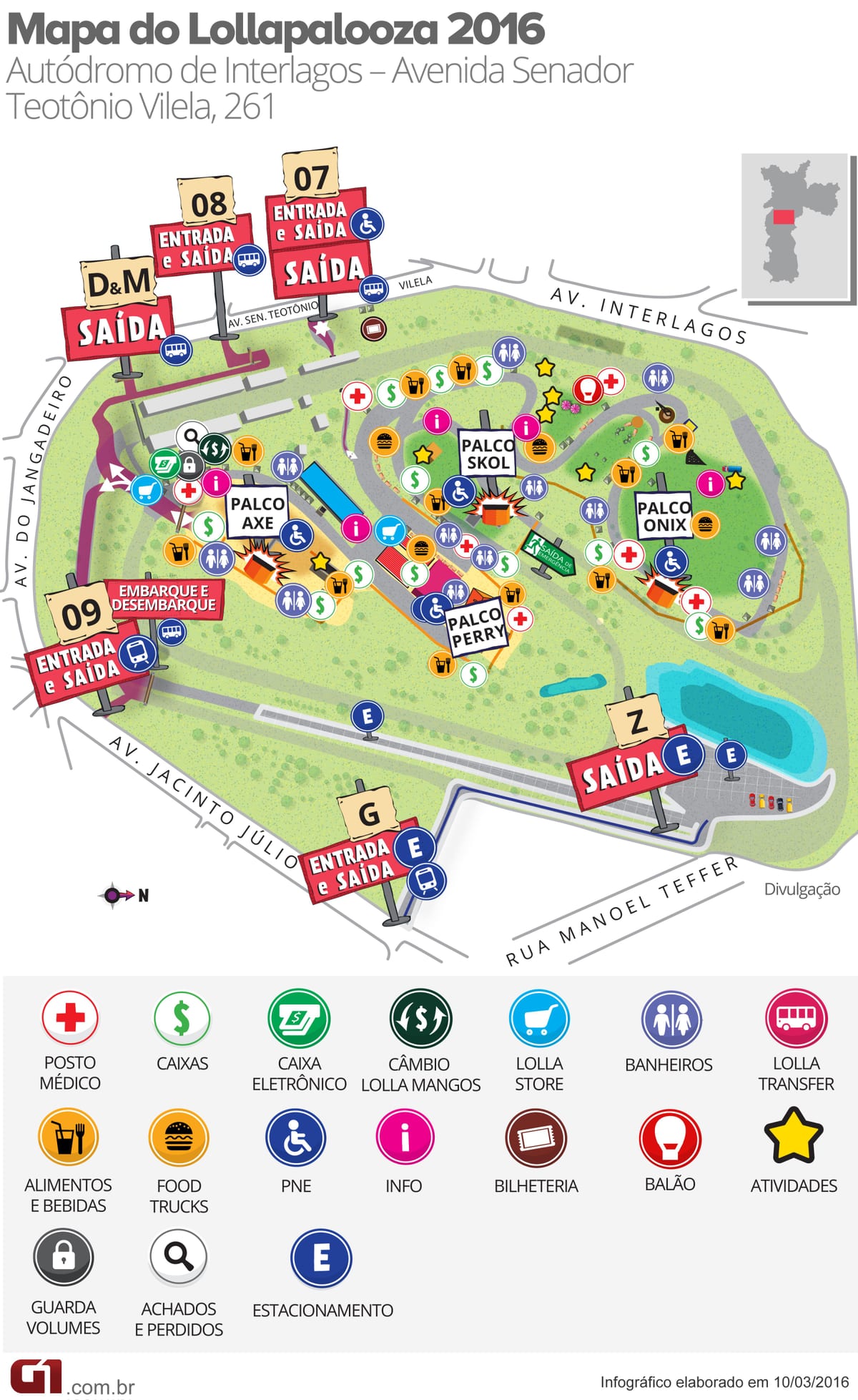 Mapa del Circuit d'Interlagos