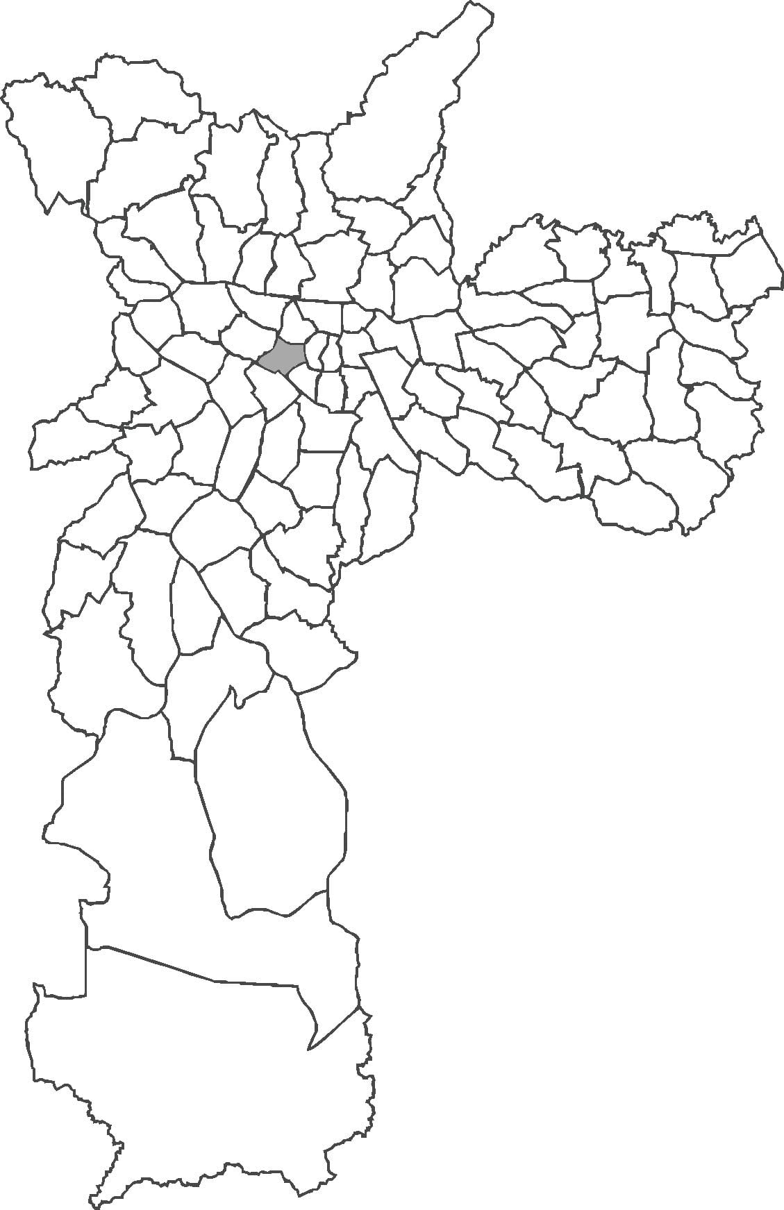 Mapa de Consolação districte