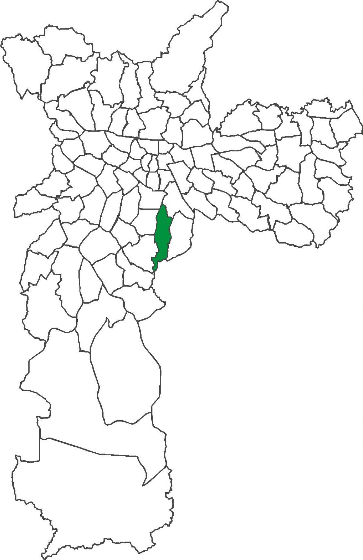 Mapa de Cursino districte