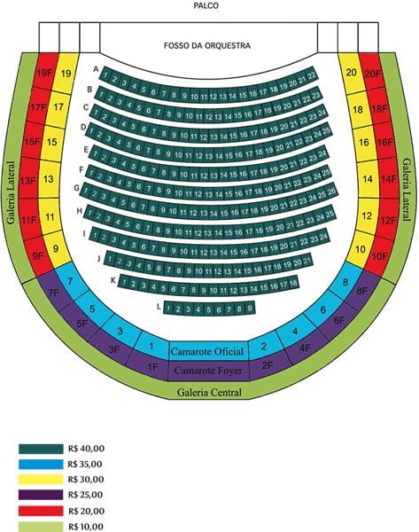 Mapa de São Pedro de teatre