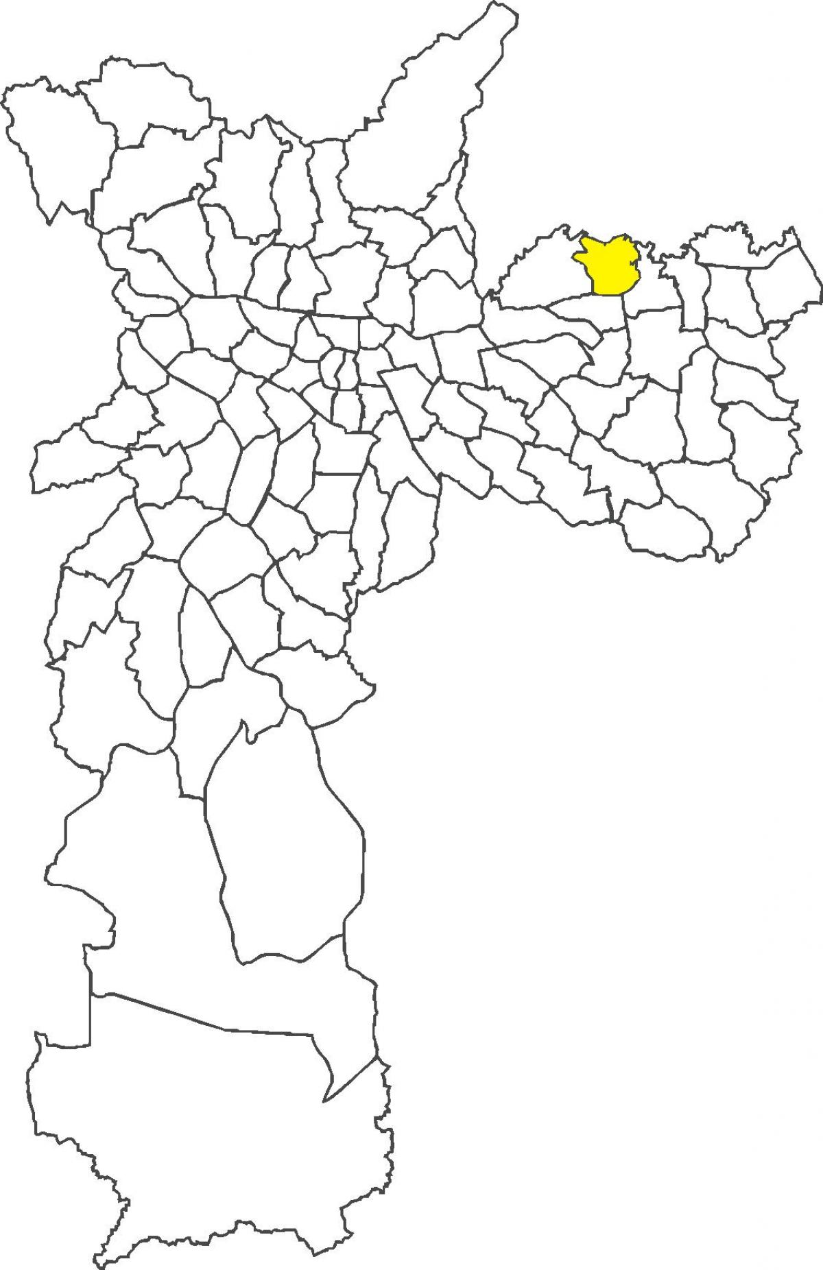Mapa d'Ermelino Matarazzo districte