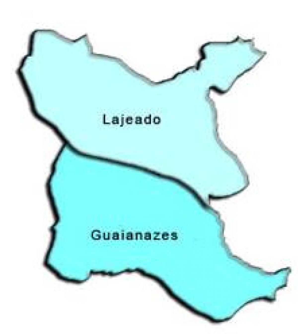 Mapa de Guaianases sots-prefectura