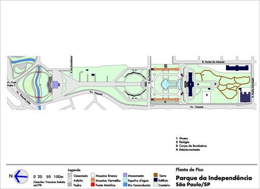 Mapa de Independência São Paulo Parc