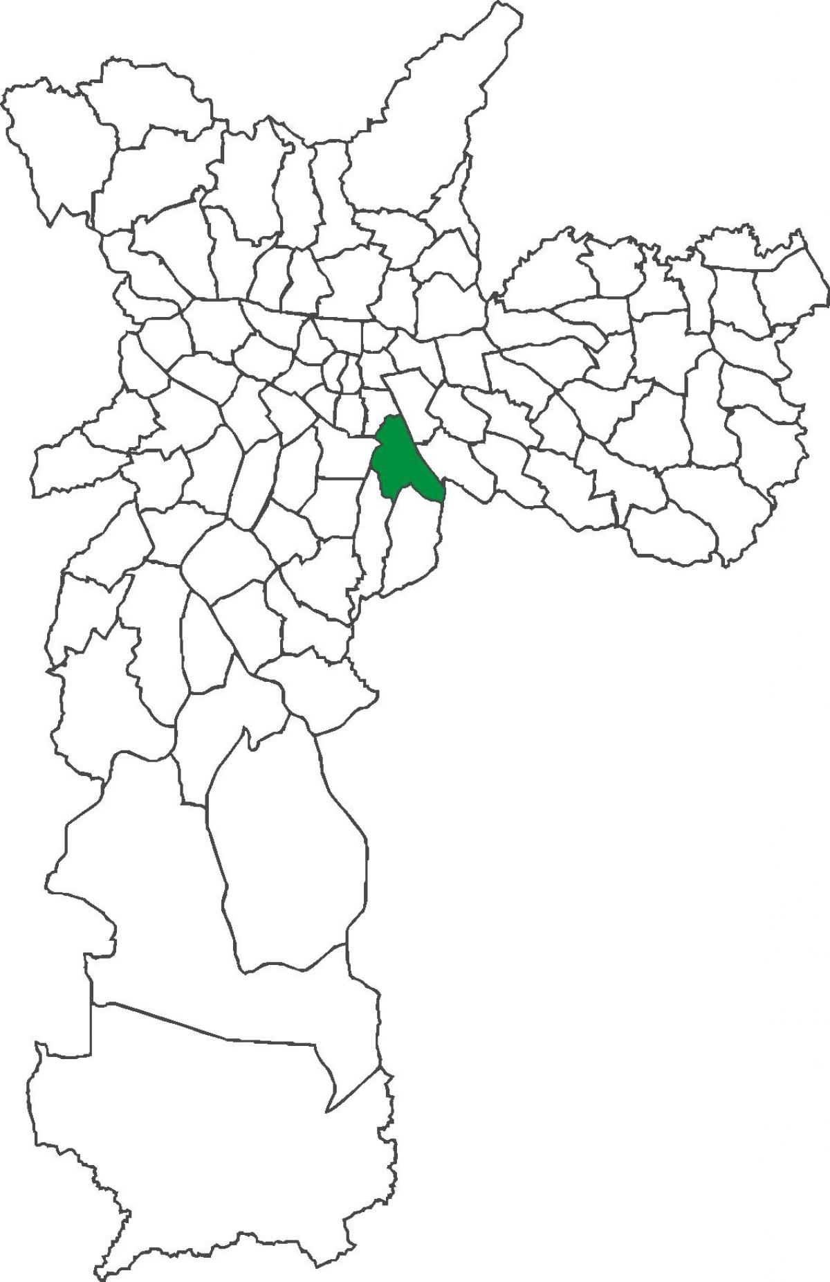 Mapa de Ipiranga districte