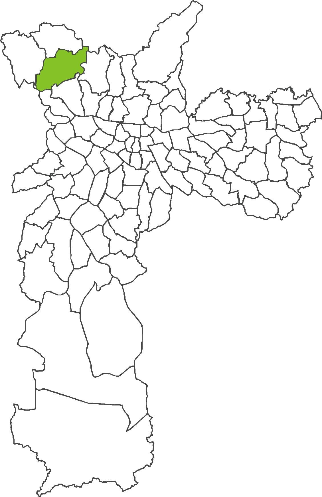 Mapa de Jaraguá districte