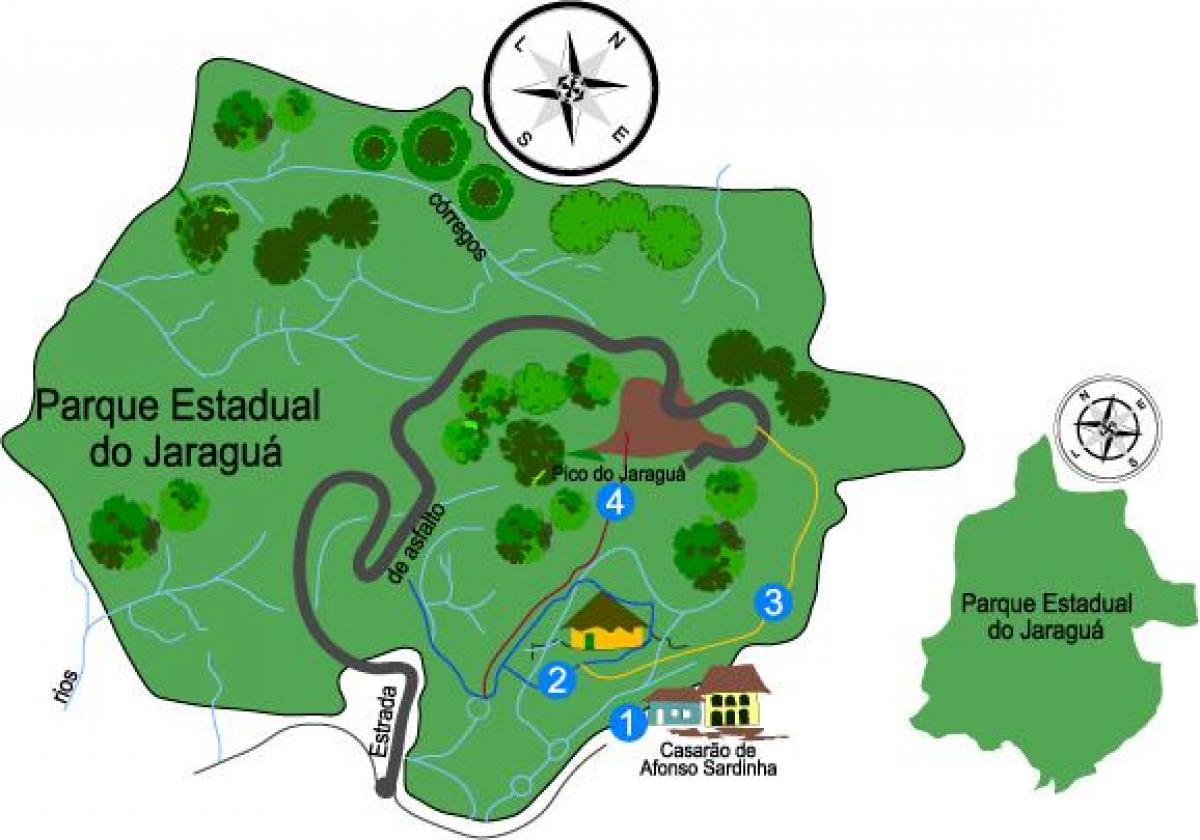 Mapa de Jaraguá Parc