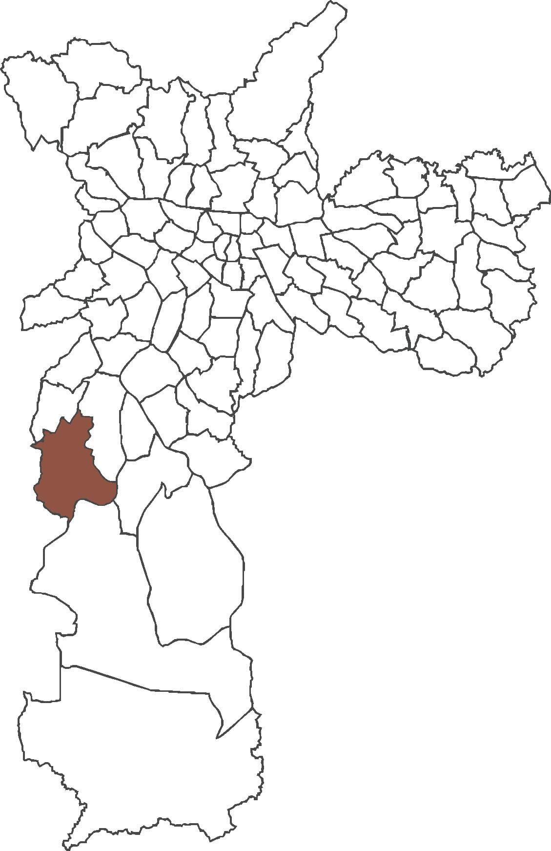 Mapa de Jardim Ângela districte